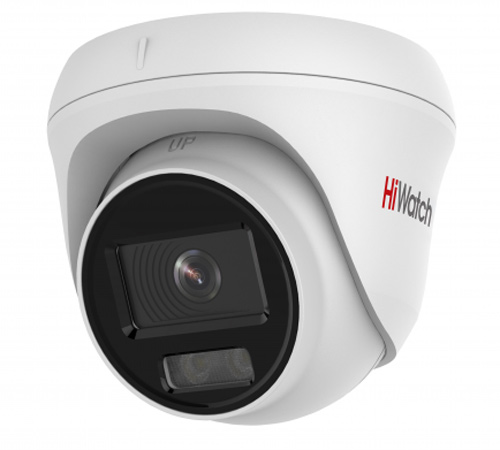 Уличная купольная IP-камера 4Мп HiWatch DS-I453L (4 мм) с технологией ColorVu