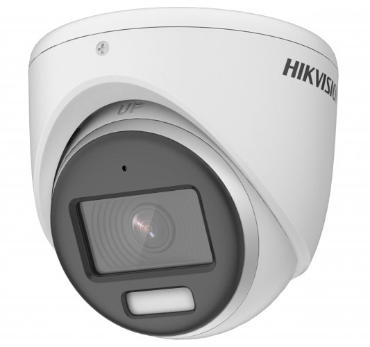 Уличная купольная HD-TVI видеокамера 2Мп HikVision ColorVu DS-2CE70DF3T-MFS (3.6 мм) с микрофоном (AoC)