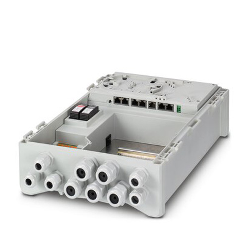 Промышленный коммутатор Phoenix Contact Smart Camera Box SCX 2POE 2T для систем видеонаблюдения Промышленный коммутатор Phoenix Contact Smart Camera Box SCX 2POE 2T для систем видеонаблюдения