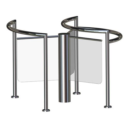 Роторный полуростовой турникет Gotschlich Gyro Transpa Classic Роторный полуростовой турникет Gotschlich Gyro Transpa Classic