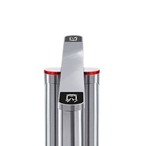 Турникет распашной двухпроходной PERCo ST-11S «Скоростной проход» с крышками из нержавеющей стали и створками 300 мм, высотой 1300 мм