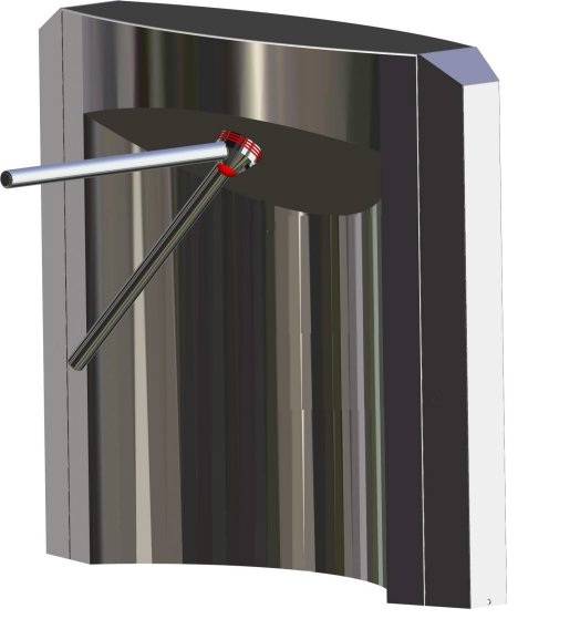 Двухштанговый тумбовый турникет Gotschlich Calypso OpenGate