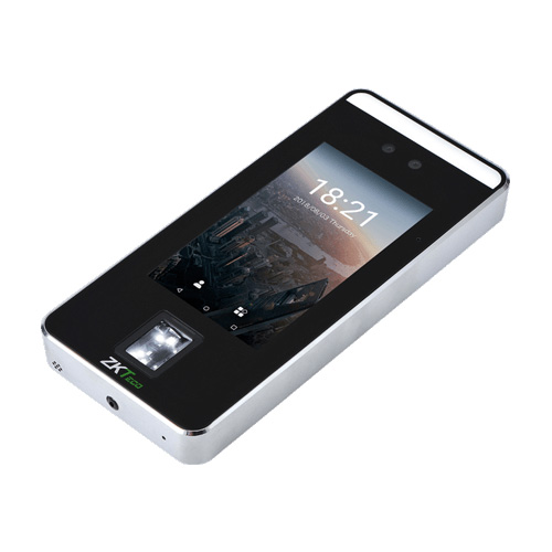 Биометрический считыватель ZKTeco SpeedFace-V5L с распознаванием лиц и отпечатков пальцев