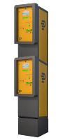 Въездная стойка двухуровневая АП-ПРО 01 КС Оптима (с выдачей многоразовых магнитных карт)