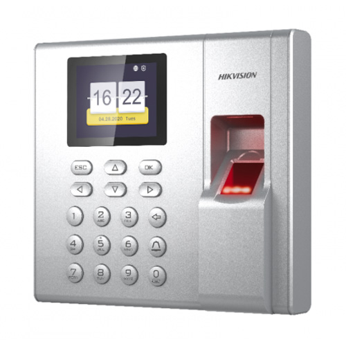 Биометрический сетевой контроллер HikVision DS-K1T8003EF со считывателем отпечатков пальцев и карт EM
