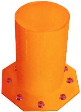 Ограничитель проезда анкерный Ирбис (219х1000 мм) усиленный