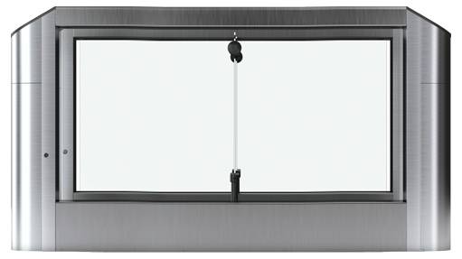 Крайний элемент турникета Oxgard Praktika-Т-06-К (шир.прохода 660 мм, дл.1900) с картоприемником