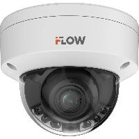 IP-камера 4Мп iFlow F-IC-2446CMS(4mm) уличная, с микрофоном, BrightVu, SharpSense и двойной подсветкой до 30 м