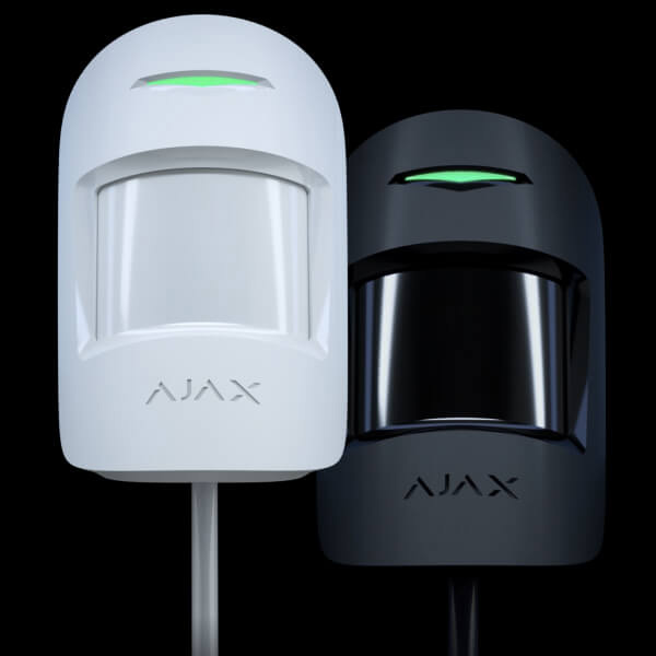 Проводной датчик движения Ajax MotionProtect Plus Fibra с микроволновым сенсором и иммунитетом к животным, черный Проводной датчик движения Ajax MotionProtect Plus Fibra с микроволновым сенсором и иммунитетом к животным, черный