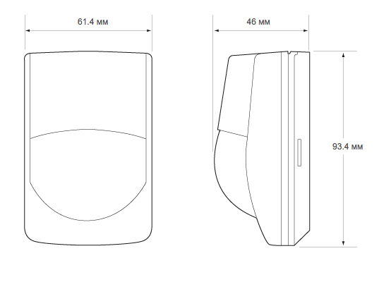 Оптико-электронный пассивный инфракрасный извещатель Optex RXC-ST Оптико-электронный пассивный инфракрасный извещатель Optex RXC-ST