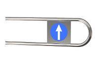 Дуга на калитку Ростов-Дон К11 Ø25 L=700 мм (левая)