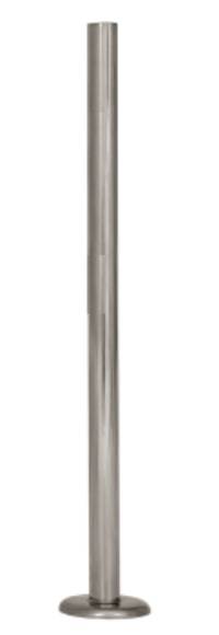 Стойка ограждения быстросъемная ОБ1/0-0 ХРОМ (без муфт)