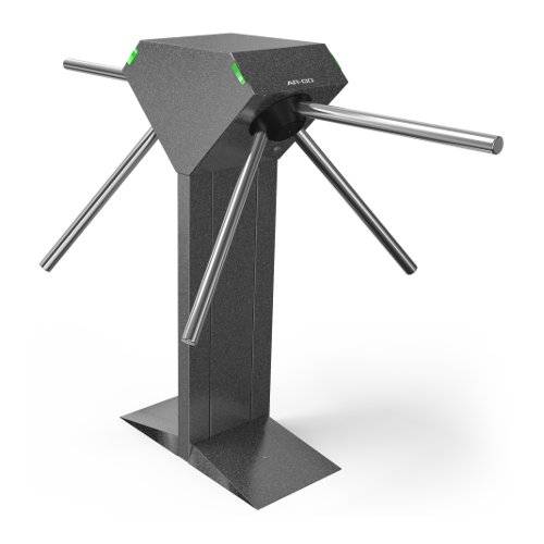 Турникет-трипод двухпроходной AR-GO TRT 11-04-01P из окрашенной стали с штангами Антипаника