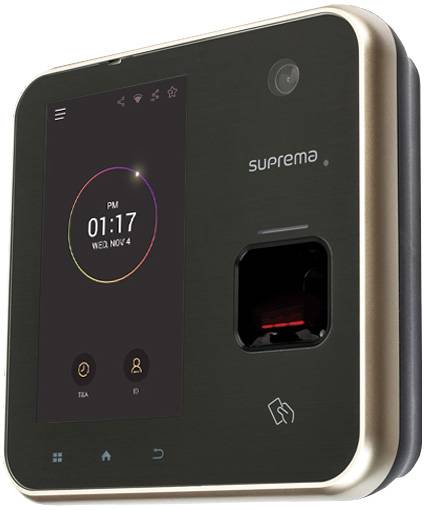 Биометрический терминал учета рабочего времени Suprema BioStation A2-OНPW
