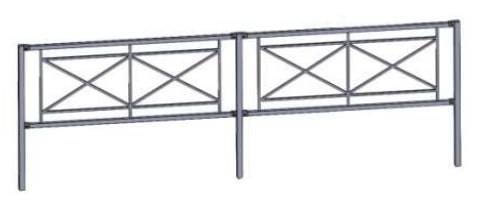 Пешеходное бетонируемое ограждение ОБ-320.40