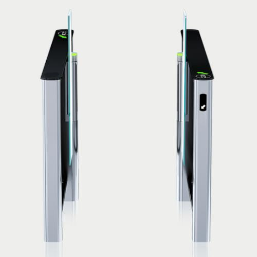 Турникет ST-01 с распахнутыми створками