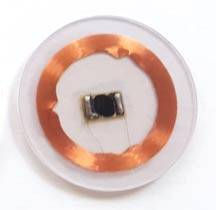 Бесконтактная метка Em-Marine, диск прозрачный Zorio D25