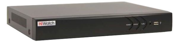 Видеорегистратор гибридный HD-TVI 4-канальный HiWatch DS-H304QA(B) c технологией AoC