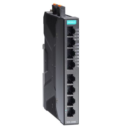 Коммутатор управляемый Moxa SDS-3008 конфигурируемый, на DIN-рейку