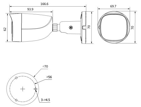 Уличная HD-CVI видеокамера 5Мп Dahua DH-HAC-HFW1500CMP-A-0280B-S2