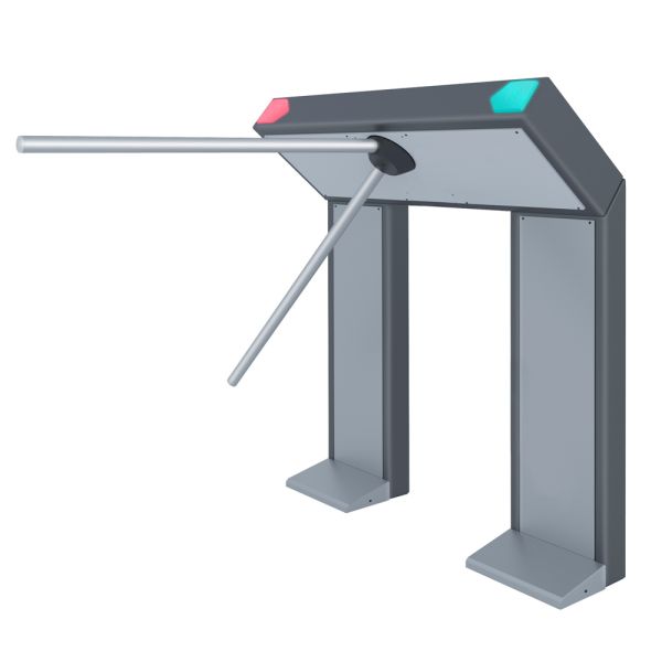 Турникет-дуопод моторизованный двухстоечный Rusgate T2-M-BF v.2 MF (с автоматическими планками Антипаника)