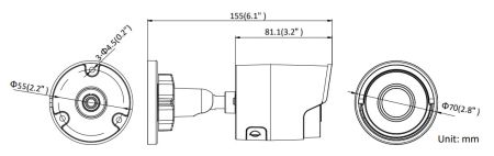 Уличная IP-камера 8Мп Hikvision DS-2CD2083G0-I (4 мм) с EXIR-подсветкой 30м