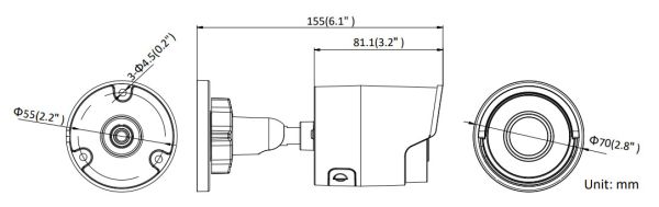 Уличная IP-камера 8Мп Hikvision DS-2CD2083G0-I (4 мм) с EXIR-подсветкой 30м Уличная IP-камера 8Мп Hikvision DS-2CD2083G0-I (4 мм) с EXIR-подсветкой 30м