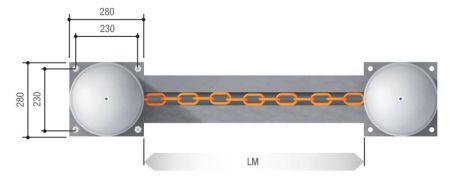 Колонна с приводом и блоком управления Came CAT-X