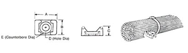 Площадка под винт Hyperline TM-3S25C, 21.9x15.9мм (д. 6.4мм) для стяжки (100 шт) Площадка под винт Hyperline TM-3S25C, 21.9x15.9мм (д. 6.4мм) для стяжки (100 шт)