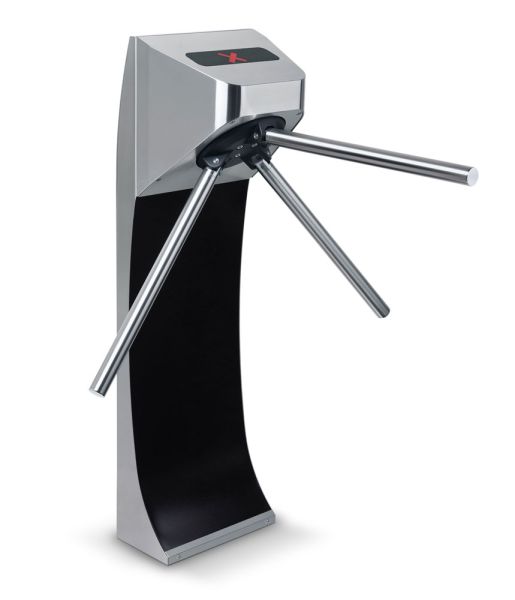 Турникет-трипод моторизованный PERCo TTR-10АB из нержавеющей стали, с автоматическими планками Антипаника