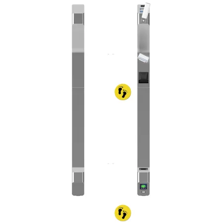 Турникет-шлюз распашной Avix E-gate AV.TD.6639 для контроля здоровья на таможне