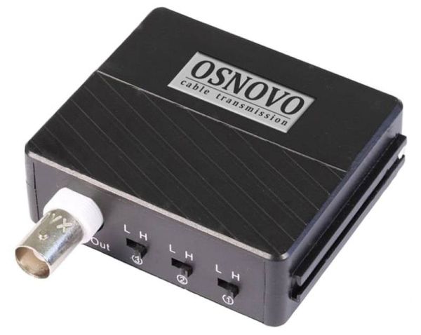 Активный приёмник видеосигнала Osnovo RA-H по витой паре до 700м