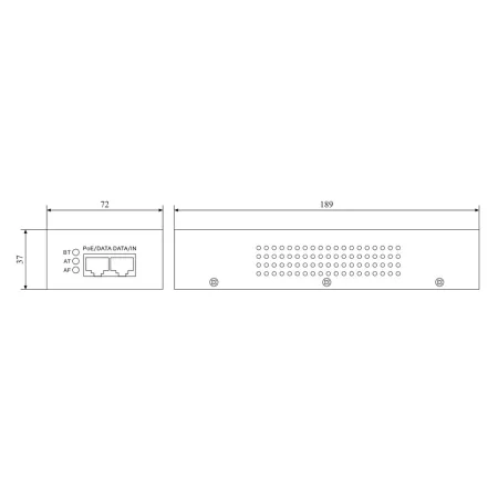 PoE-инжектор 90Вт RVi-1NPI900