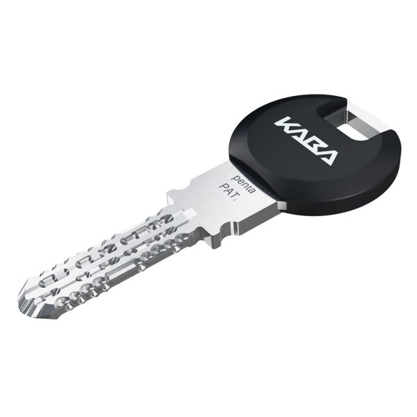 Евроцилиндр dormakaba penta, ключ-вертушка, никель, 5 ключей