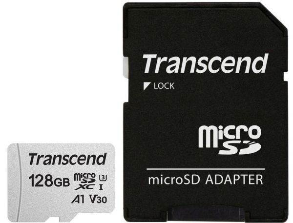 Карта памяти microSDXC Transcend 128 ГБ, TS128GUSD300S-A Карта памяти microSDXC Transcend 128 ГБ, TS128GUSD300S-A