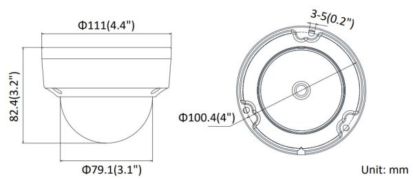 Антивандальная IP-камера 2Мп Hikvision DS-2CD2123G0E-I(B) (2.8 мм)