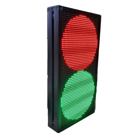 Светодиодный двухсекционный светофор Инфопаркинг ИС-3/2Q6/220 MATRIX 200мм (ИС-3/220 MATRIX)