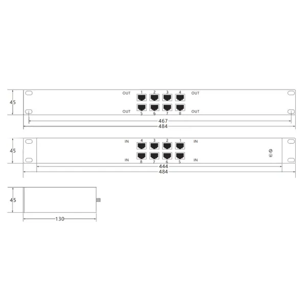 Устройство грозозащиты RVi-1NSP20-8GP