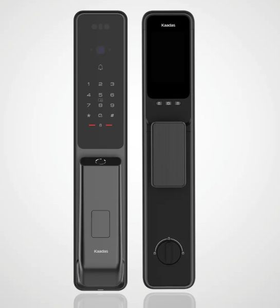 Электронный биометрический замок Kaadas Q9 FVP Black, Wi-Fi, распознавание лица, вен пальцев и отпечатков Электронный биометрический замок Kaadas Q9 FVP Black, Wi-Fi, распознавание лица, вен пальцев и отпечатков