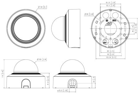 Сетевая IP-видеокамера 4K 8Мп Wisenet XND-C9083RV (4.4-9.3 мм) с искусственным интеллектом Сетевая IP-видеокамера 4K 8Мп Wisenet XND-C9083RV (4.4-9.3 мм) с искусственным интеллектом