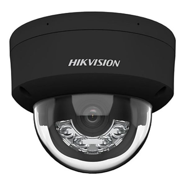 Антивандальная IP-видеокамера 4Мп HikVision DS-2CD2747G2HT-LIZS (2.8-12 мм), черная с AcuSense и интеллектуальной подсветкой до 40м
