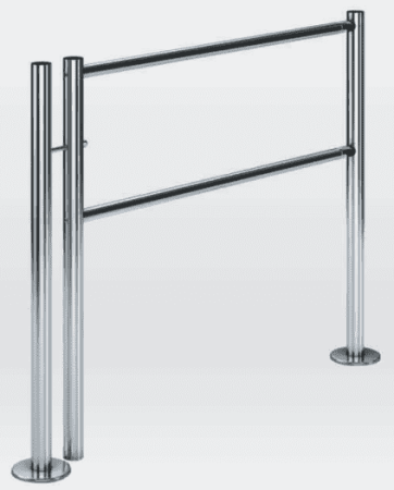 Ограждение полуростовое поворотное Oxgard L=1200, на ролике