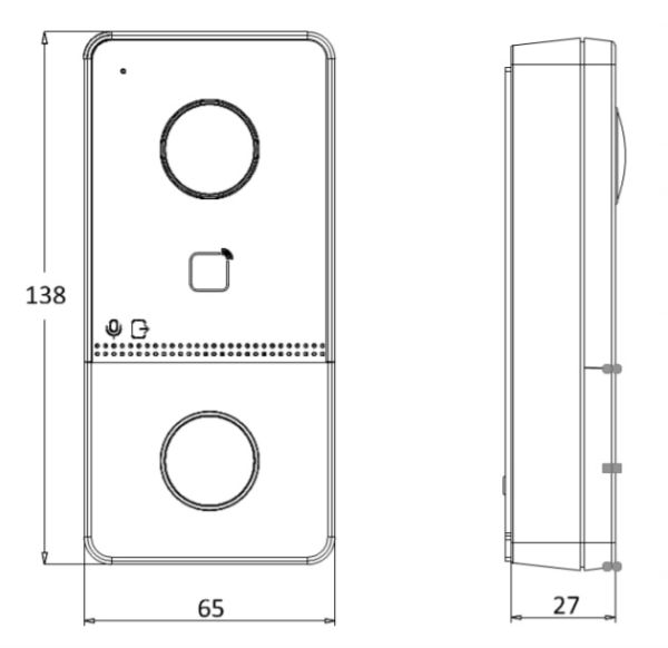 Вызывная панель 2Мп видеодомофона HiWatch VDP-D2201 с поддержкой PoE Вызывная панель 2Мп видеодомофона HiWatch VDP-D2201 с поддержкой PoE