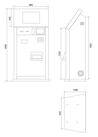 Автоматическая касса уличного исполнения ParkCity PC-AutoCash Автоматическая касса уличного исполнения ParkCity PC-AutoCash