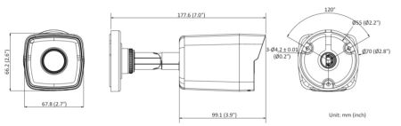 Уличная IP-камера 4Мп HiWatch DS-I400(C) (2.8 мм) с поддержкой PoE Уличная IP-камера 4Мп HiWatch DS-I400(C) (2.8 мм) с поддержкой PoE