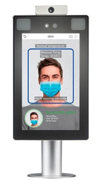 Терминал распознавания лиц ZKTeco ProFaceX [CH][TD] с функцией измерения температуры тела