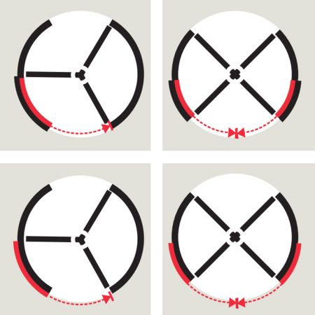 Ночной экран dormakaba, ручной, внутренний, стекло 8,76 мм триплекс