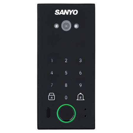 Электронный биометрический замок Sanyo D600 USmart Go с видеонаблюдением, ручка-кноб
