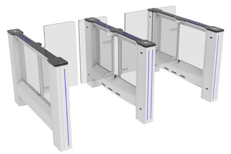 Распашной турникет двухпроходной Came Swing Gate SWG90, 900 мм, створки 1200 мм (SWG90M-DBL)