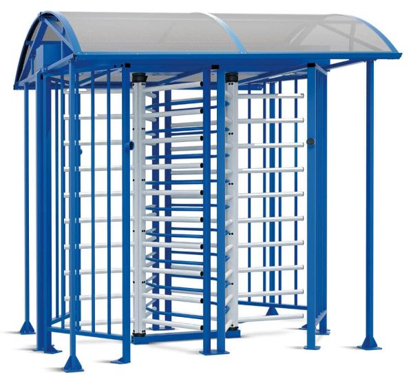 Турникет полноростовой двухпроходной PERCo-RTD-20.2 уличный с электромеханическим приводом